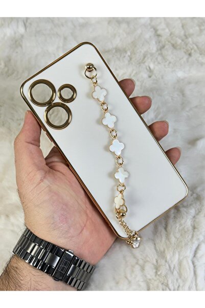 Vip Case REALME C53 - El Tutamaçlı Kir Tutmaz Silinebilir Parlak Kamera Korumalı Slikon Elçek