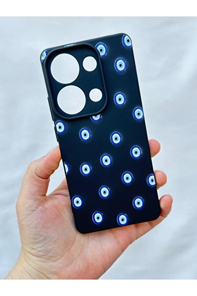 Vip Case Xiaomi Redmi Note 13 Pro 4G NAZAR BONCUK DESENLİ Silikon Darbe Emici...