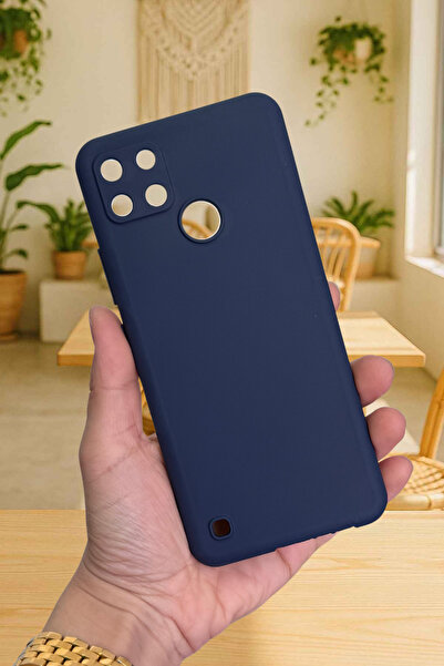 Vip Case Realme C21Y Ve C25Y - Silikon Darbe Emici Klasik Korumalı Rubber Kılıf