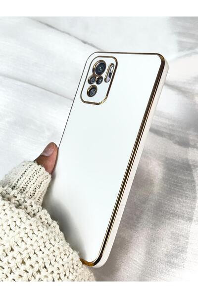 Vip Case Redmi Note 10 Ve Note 10s Uyumlu- Kir Tutmaz Silinebilir Parlak Kamera Korumalı Silikon Bark Kılıf