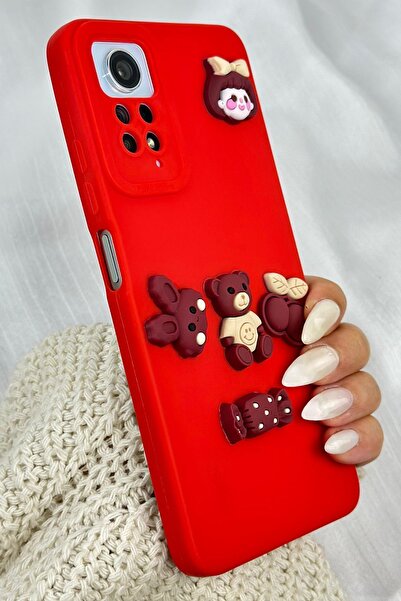 Vip Case Redmi Note 11 Pro and Note 12 Pro | 4g | Compatible Teddy Bear Pattern Cute Silicone Launch Toy Bear Case