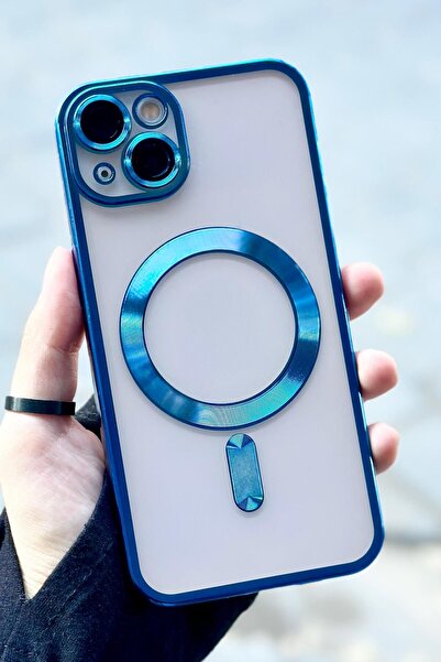 Vip Case iPhone 14 Kamera Korumalı Sararmaz Silikon Parlak Magsafe Destekli M...