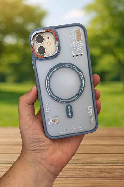 Vip Case iPhone 12 ve 12 Pro Uyumlu Kamera Çıkıntılı Arkası Buzlu Bağımsız Tuşlu Desenli Tiger Kılıf