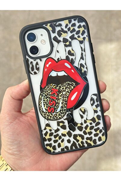 Vip Case Apple Iphone 11 Kiss Magsafe Wireless Şarj Özellikli Silikon 2mm Kamera Çıkıntılı Kiss Kılıf 277