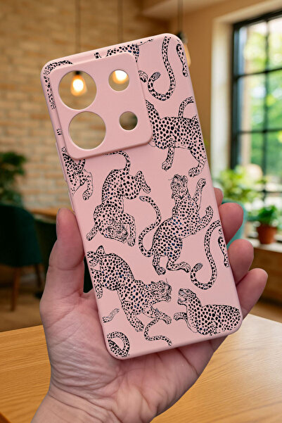 Vip Case Xiaomi Redmi Note 13 Pro 5G LEOPAR DESENLİ Silikon Darbe Emici Klasi...