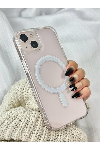 Vip Case Apple iPhone 14 Plus-15 Plus Uyumlu Kılıf Magsafe Özellikli Darbe Da...