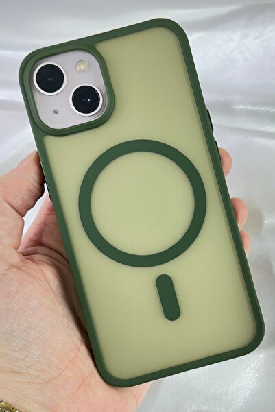 Vip Case iPhone 13/14-Yükseltilmiş Kamera Korumalı Buzlu Sararmaz Kablosuz Ma...