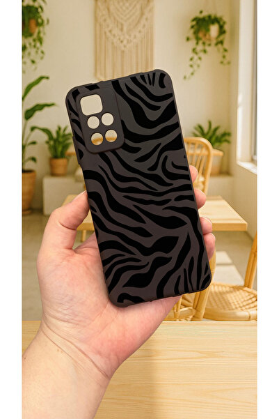 Vip Case Xiaomi Redmi 10 2022 ZEBRA DESENLİ Silikon Darbe Emici Klasik Korumalı Rubber Kılıf277