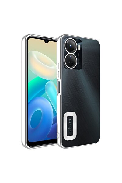 vivo Y16 Uyumlu Kılıf 3d Kamera Korumalı Kenarları Şeffaf Renkli Logo Göstere...