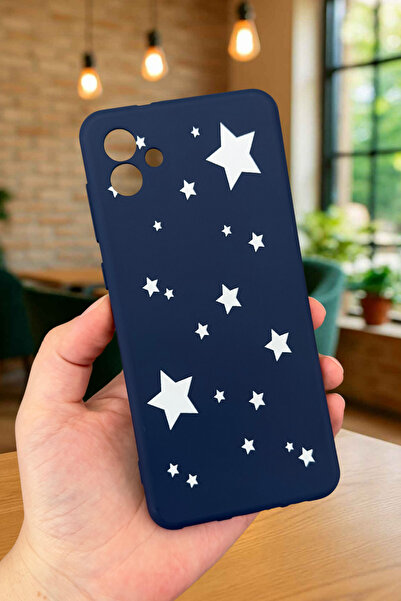 Vip Case Samsung Galaxy A04 Uyumlu MİNİ YILDIZ DESENLİ Silikon Darbe Emici Kl...