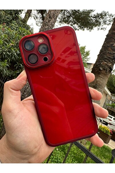 Vip Case Apple Iphone 13 Pro Max Sert Parlak Kamera Ve Darbe Korumalı Arkası Renkli Şeffaf Berry Kılıf