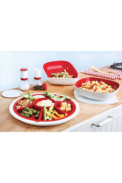 Tupperware Çarkifelek Breakfast Bowl Red