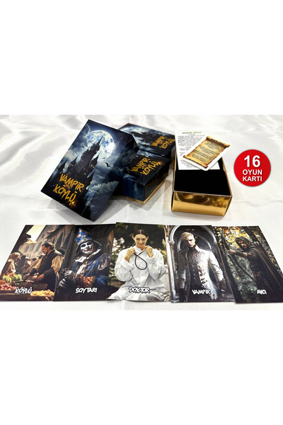 Hafsa Ticaret Vampire Villager Playing Card (Special Boxed) L Christmas Game L Group Game L Fun Party Game