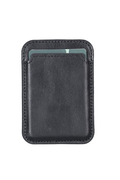 Enseb Maggy Leather Card Holder Rst1 Black