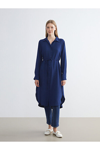 LC Waikiki Yeni Sezon Dokulu Oversize Kadın Gömlek Tunik