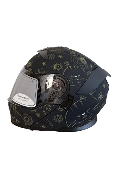 Gear5 MX 962 Çene Açılır Motosiklet Kaskı MX1 Cat