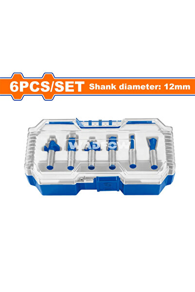 WADFOW طقم ريش راوتر 12مم – 6 قطع WRKSR0112