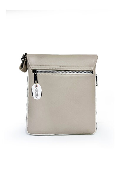 westbag Genuine Leather Unisex Double Zippered Long Strap Shoulder and Crossbody Messenger Bag Large Size