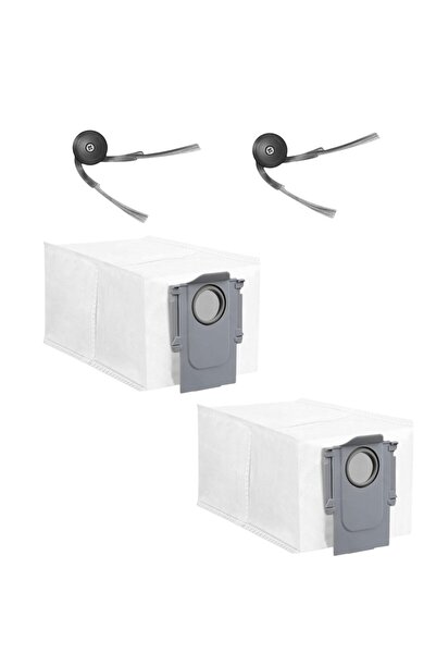 ROPALDE 2 bucăți saci de praf compatibile cu aspiratorul robot Roborock Saros...