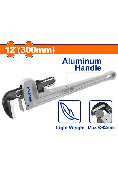 WADFOW مفتاح أنابيب (أبو جلمبو) ألمنيوم 12" – WPW9112