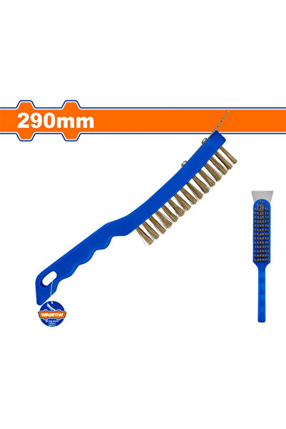 WADFOW فرشاة يدوية نحاس بمقبض بلاستيك 290مم WBH3611