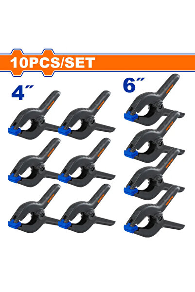 WADFOW طقم ملاقط بلاستيك 10 قطع – WCZ5510