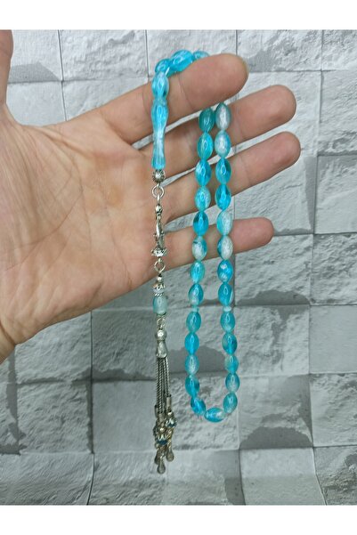 Tasarım Pearlescent Airplane Glass Rosary