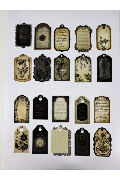 cakaybu ملصق مجلة بوليت - مجموعة ملصقات للمفكرة والتخطيط، 1 ورقة مقاس A4