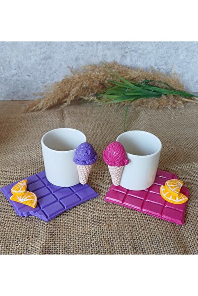 Mutlu Dondurma fincan dondurmalı türk kahvesi fincanı 2 kişilik