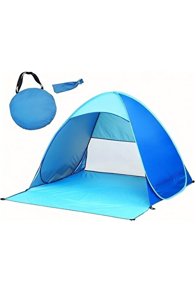 erorex خيمة عائلية لشخصين و3 أشخاص، خيمة قبة مقاومة للماء للتخييم والنزهات على الشاطئ وحمام منبثق وغرفة تغيير الملابس