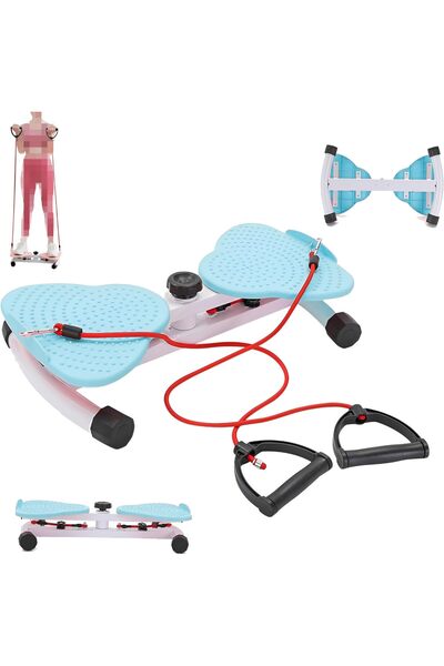 erorex جهاز تمرين البطن، مشذب الخصر، تدليك القدم، دوران 360 درجة، أشرطة مقاومة للاستخدام المنزلي 100 كيلو