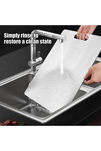 erorex 304 Stainless Steel Kitchen Chopping Board, Kitchen Cutting Board, Can Be Hung Cutting Mat, Heavy
