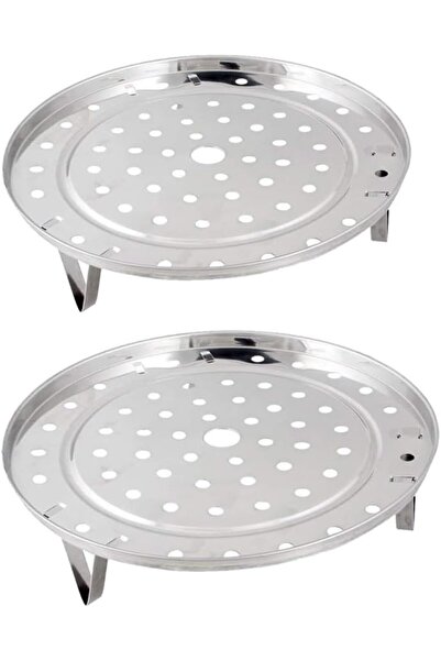 erorex 2 Pcs Stainless Steel Steamer Rack, Pressure Cooker Canner Rack & Cooling Rack Detachable Legs,