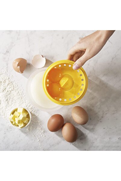 erorex Egg Separator, 2 Pcs Egg Separator Yolk White Separator, Egg White Filter Storage Box, Egg White