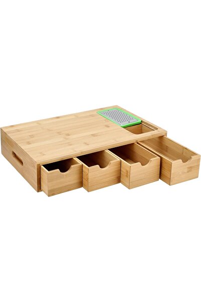 erorex Bamboo Cutting Board 44.2X30X9.3 Cm
