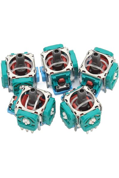 erorex 5 قطع من عصا التحكم البديلة لعصا التحكم ثلاثية الأبعاد ووحدة التحكم التناظرية لوحدة التحكم في الألعاب