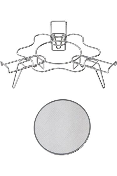 erorex Stainless Steel Steamer Basket Set 6.7" 8.3", Collapsible Multi Purpose Cooking Insert, Foldable