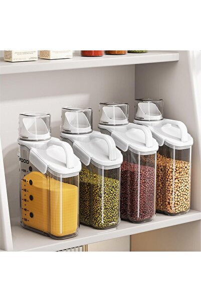 erorex 2.8L Cereal Containers Storage, 95Oz Airtight Large Dry Food Storage Containers Pouring Spout