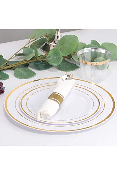 erorex Disposable Plastic Cutlery Set, 72 Pieces Party Supplies Party Dinnerware Disposable Party