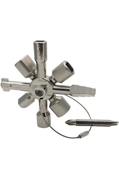 erorex Multi Function Electric Control Cabinet Internal Triangle Key Wrench 10 In 1 Key Electrician Plumber