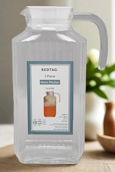 erorex Clear Texture Glass Jug, Clear, One Size 116478111