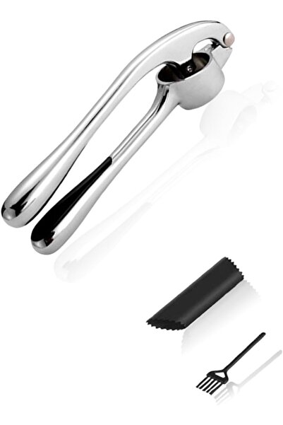 erorex Effortless Garlic Prep Set: Premium Rust Proof Garlic Press, Mincer & Silicone Peeler, Includes