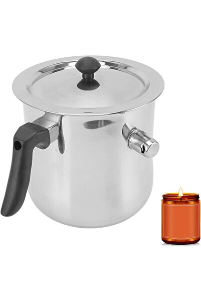 erorex Double Layer Candle Making Pouring Pot, 50Oz Stainless Steel Wax Melting Pot Heat Resistant Handle,