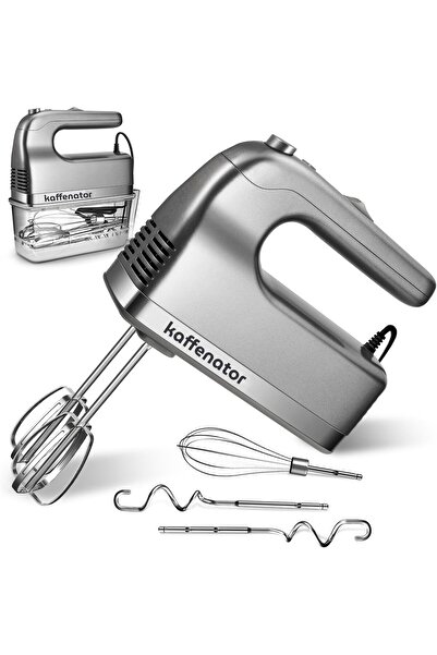 erorex Hand Mixer, 350W Handheld Mixer Storage Case 5-Speed Plus Turbo Hand Mixer Electric 5 Stainless