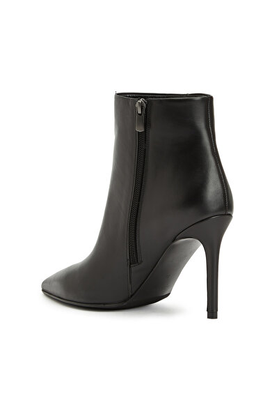 Dıvarese Siyah Kadın Deri Bot
