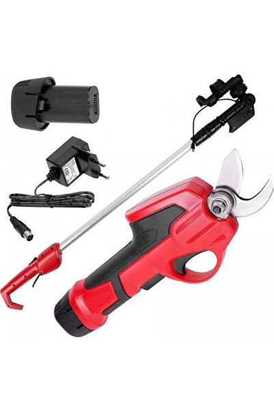 Mercaton Foarfeca electrica de gradina, cu acumulator 1.5 Ah, incarcator 7.2 V, maner telescopic, Strend Pro