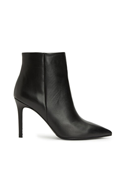 Dıvarese Siyah Kadın Deri Bot