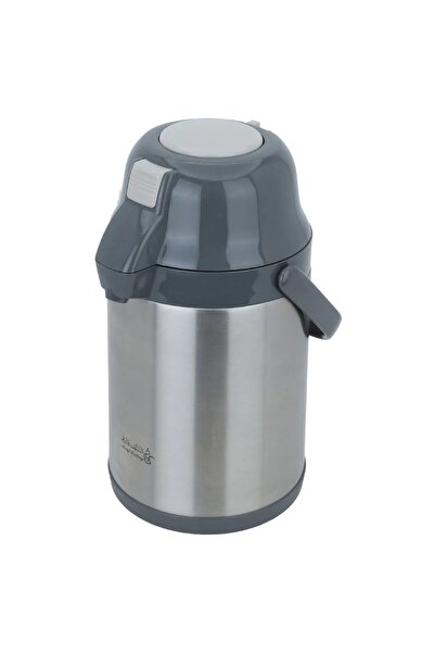 Alsaif Gallery Jaguar Steel Thermos, 2.5 Liter, Squeeze