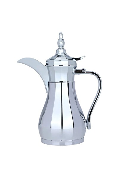 Alsaif Gallery Suleiman Thermos Dallah shape 1 liter, steel inner container, steel outer shell