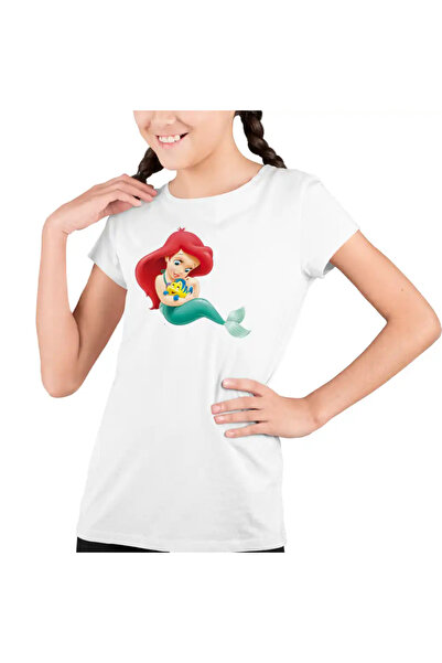 OEM Little Mermaid Baby Flounder Ariel Little Mermaid T-shirt for Girls